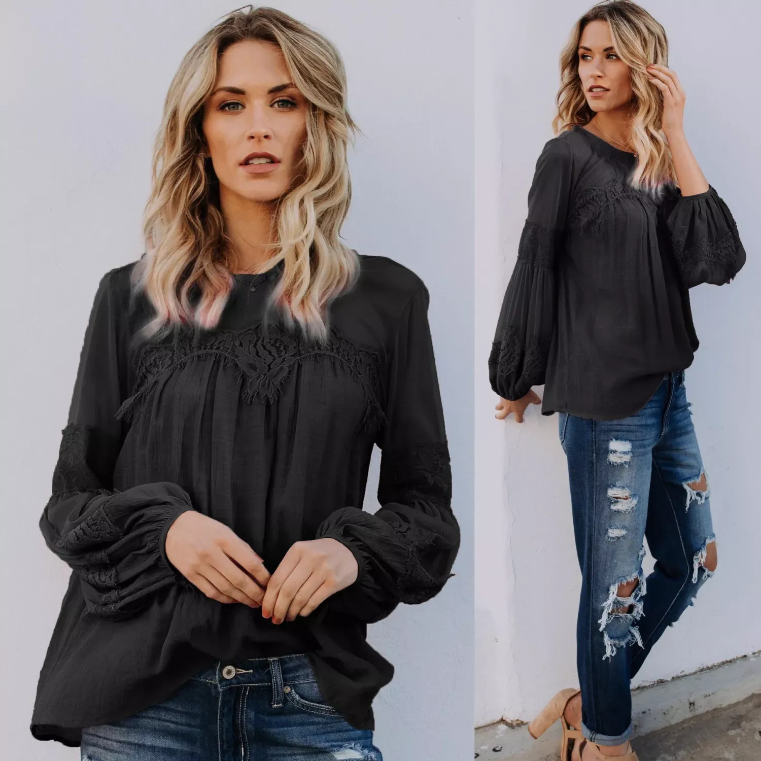 Rastia Blouse (Black)