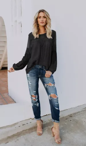 Rastia Blouse (Black)