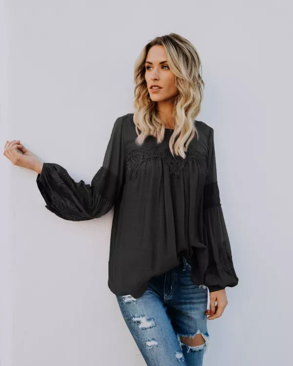 Rastia Blouse (Black)