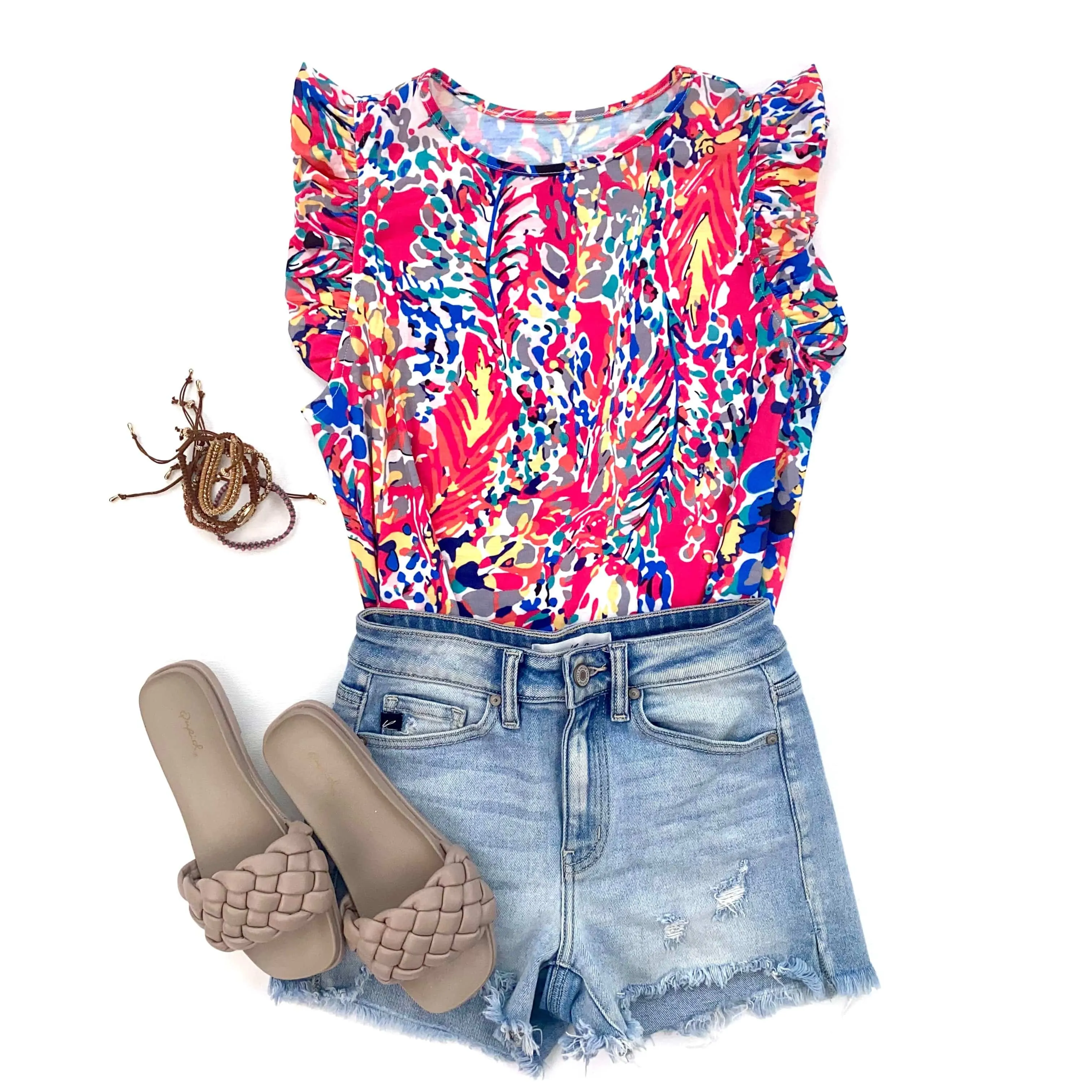 Rosy Boho Floral Print Top S-2XL | PRE ORDER