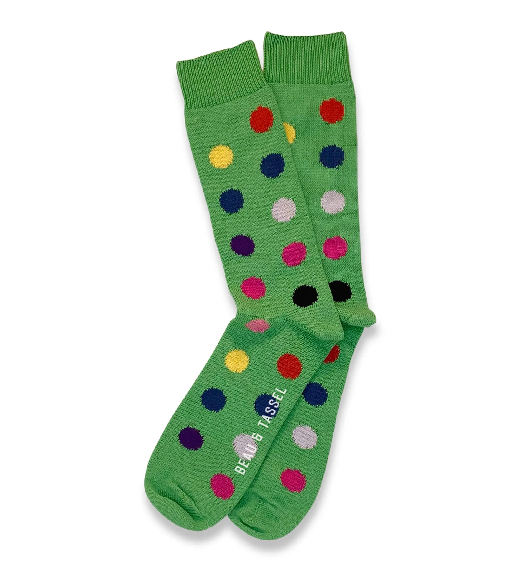 Royal Spots: Parakeet - Combed Cotton