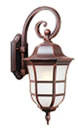 Rust Red Outdoor Wall Lamp by Gloss (WMD7902)
