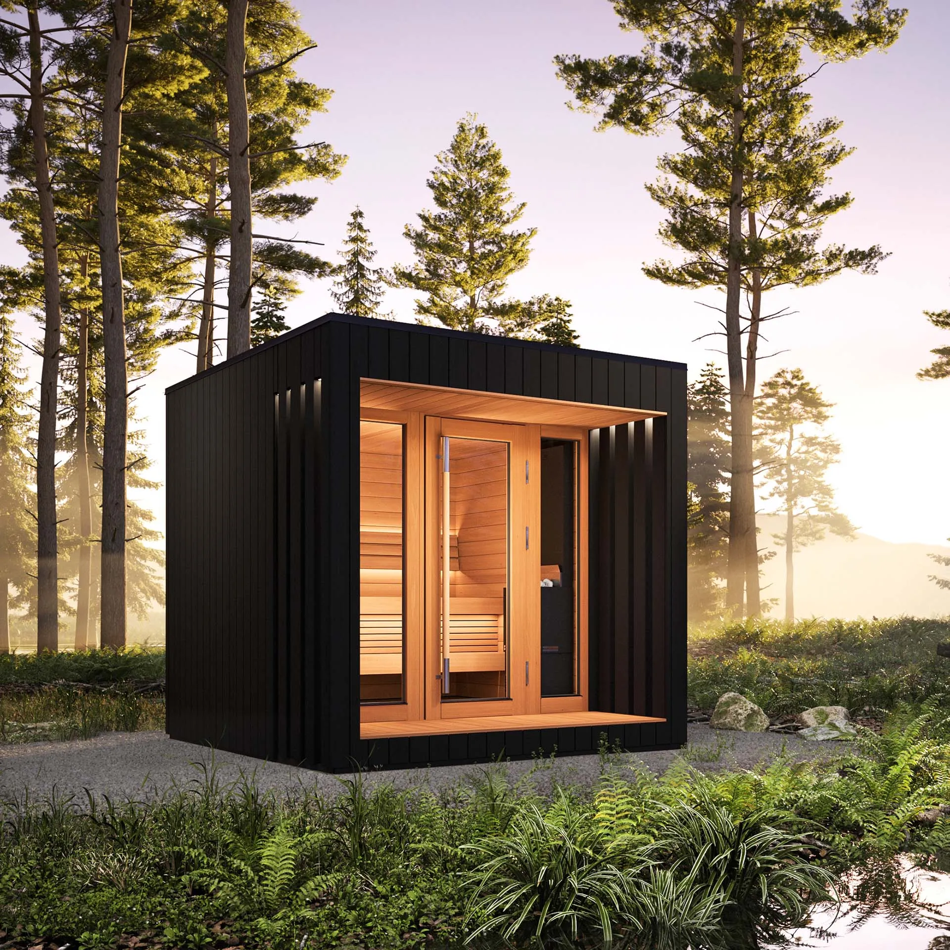 Saunum AirCube 3 Outdoor Sauna