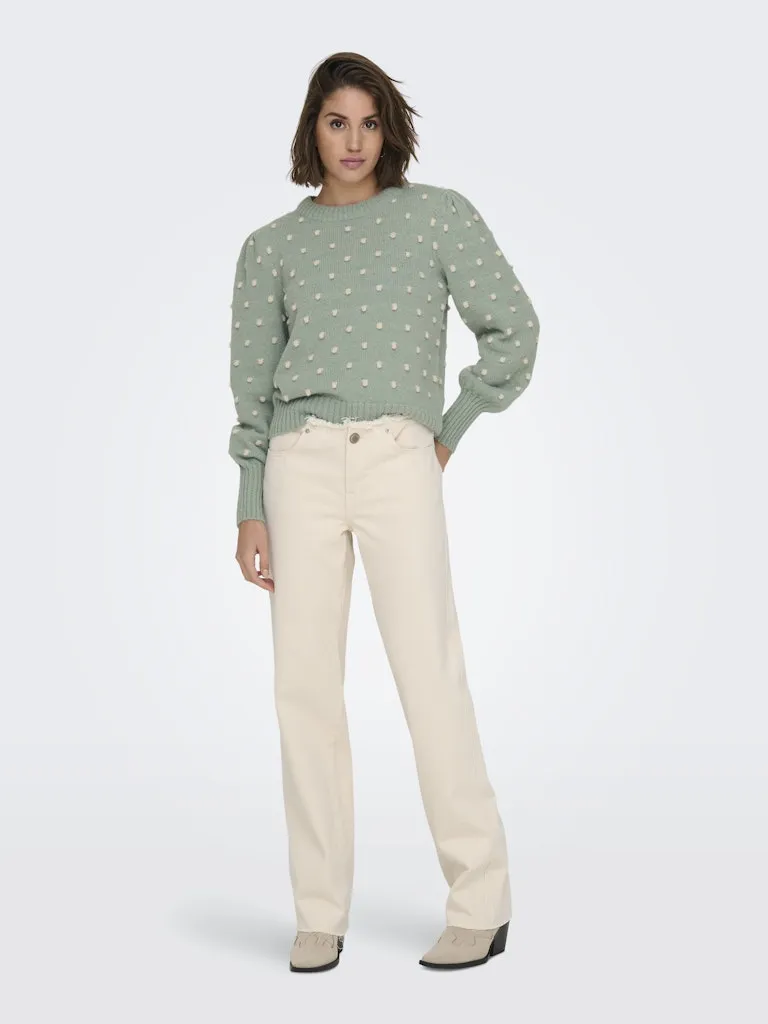 Sigrid Life Puff Knit - Iceberg Green