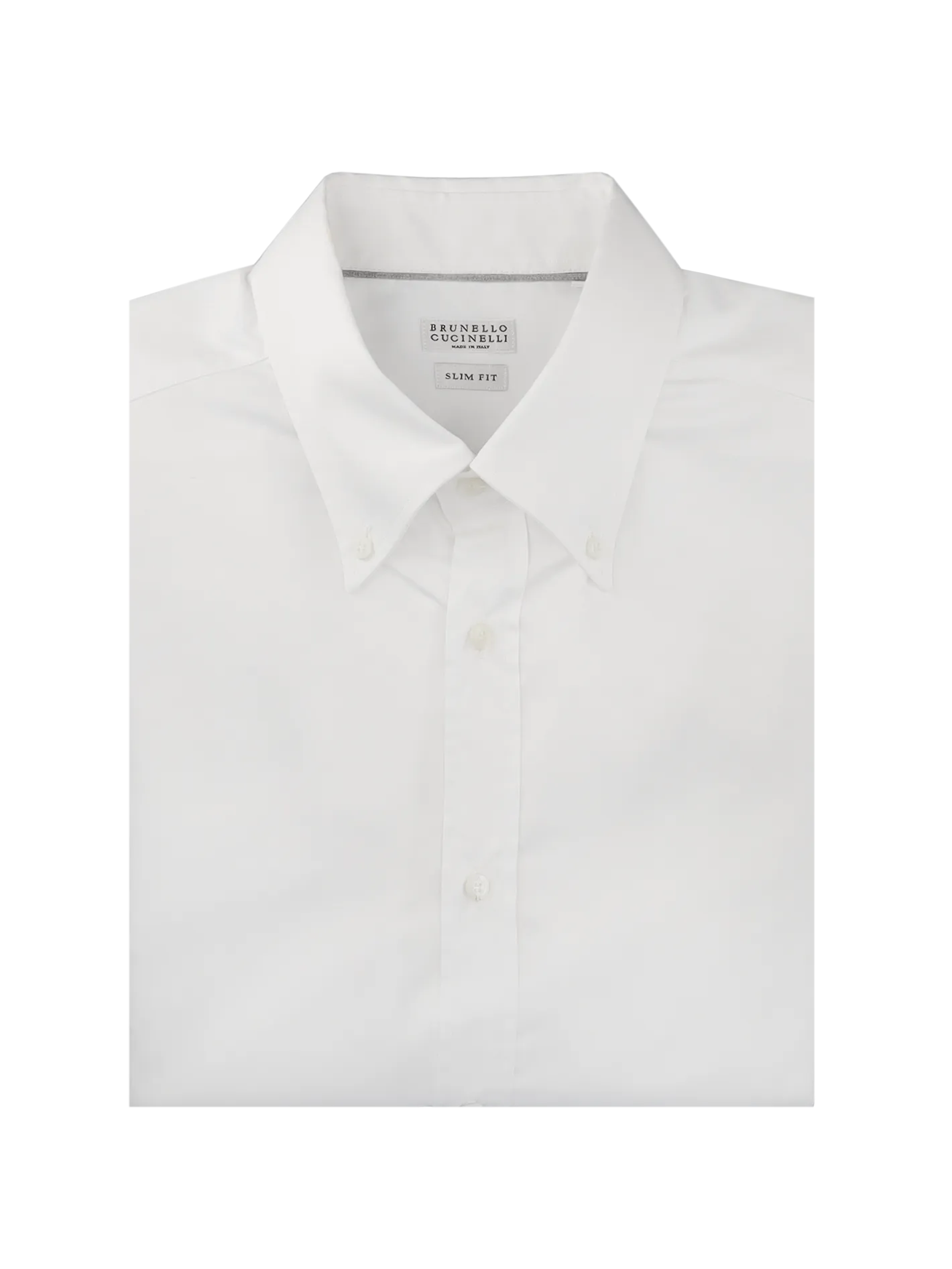 slim-fit cotton shirt