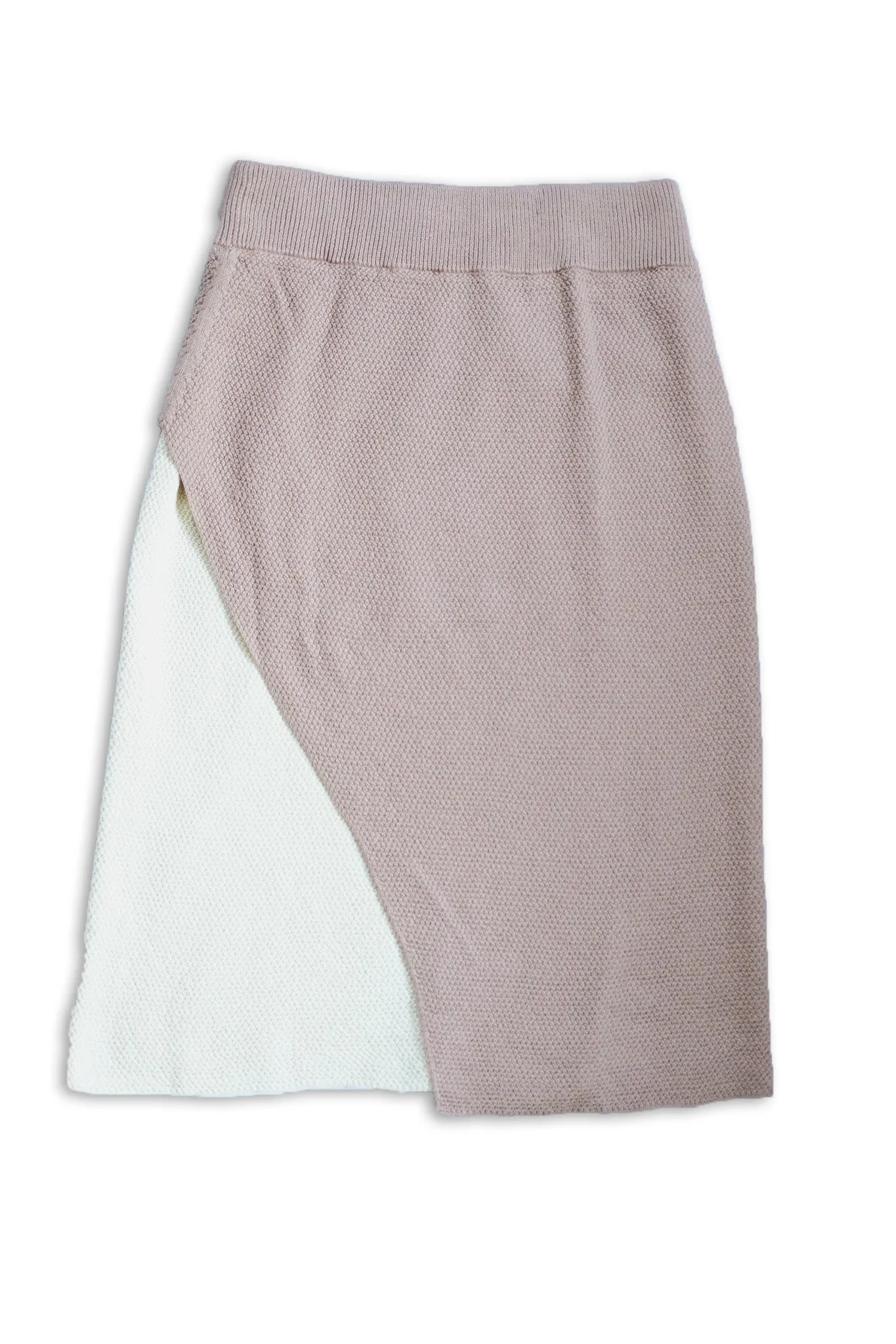 sofia skirt in tortilla two tone