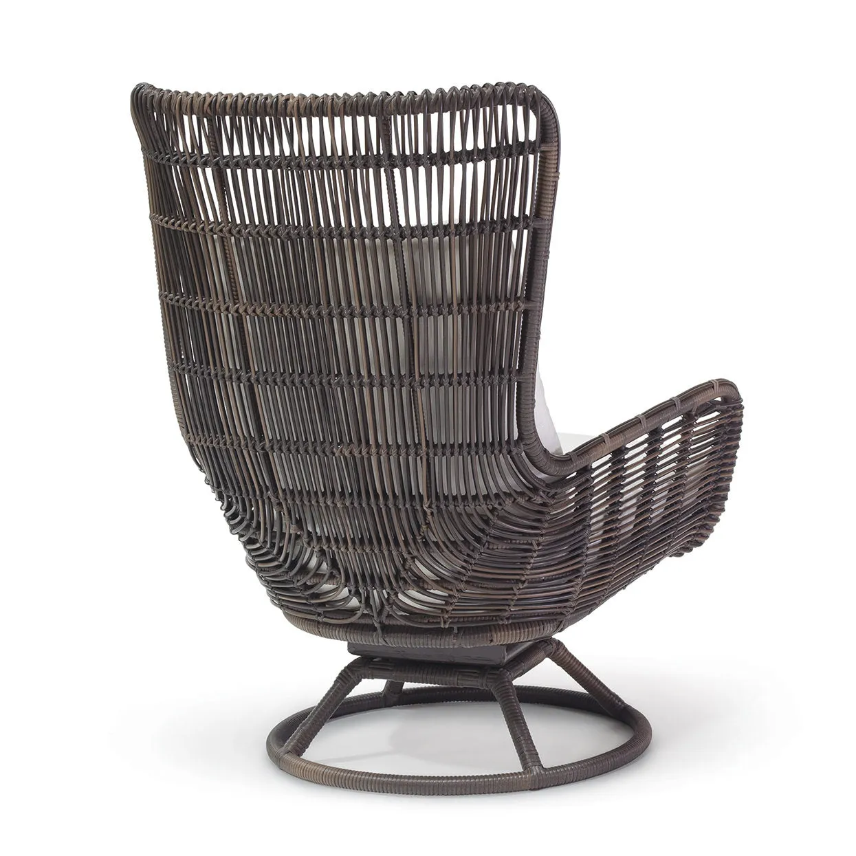 Sorrento Outdoor Swivel Lounge Chair - Espresso