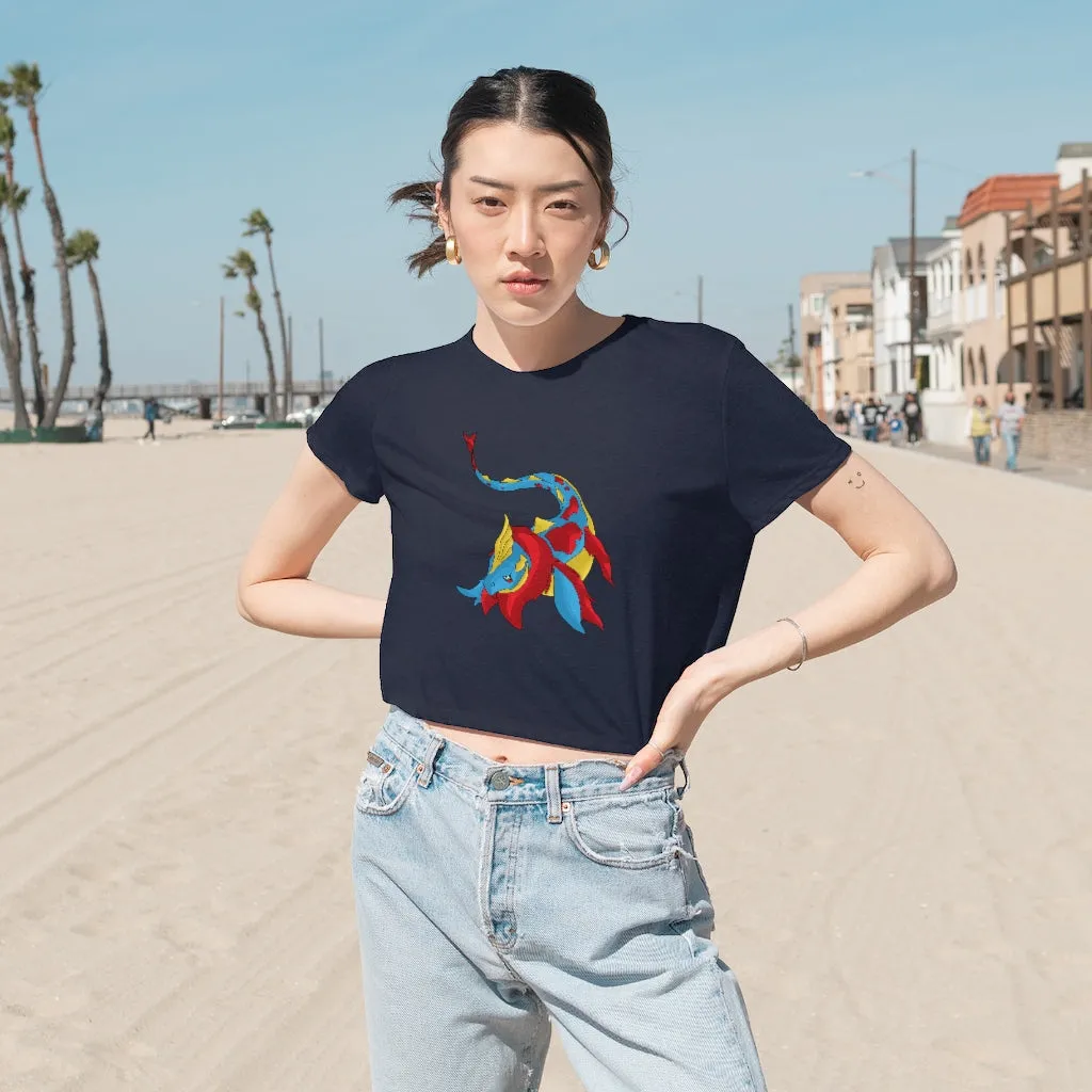 Sphale Women's Flowy Cropped Tee