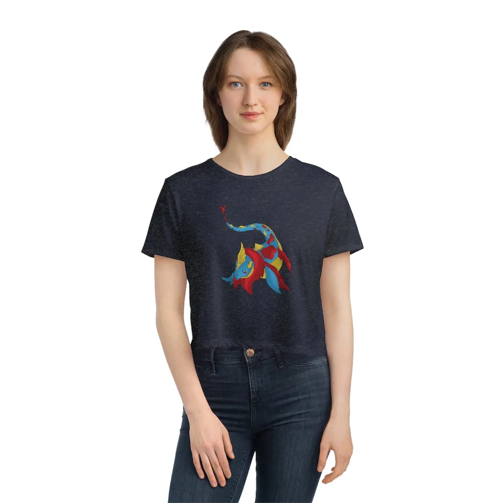 Sphale Women's Flowy Cropped Tee