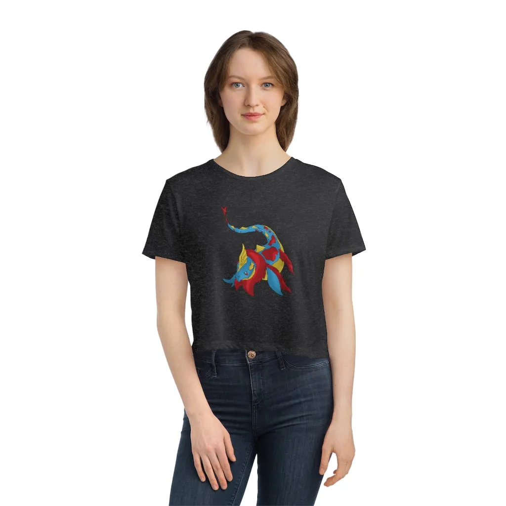 Sphale Women's Flowy Cropped Tee