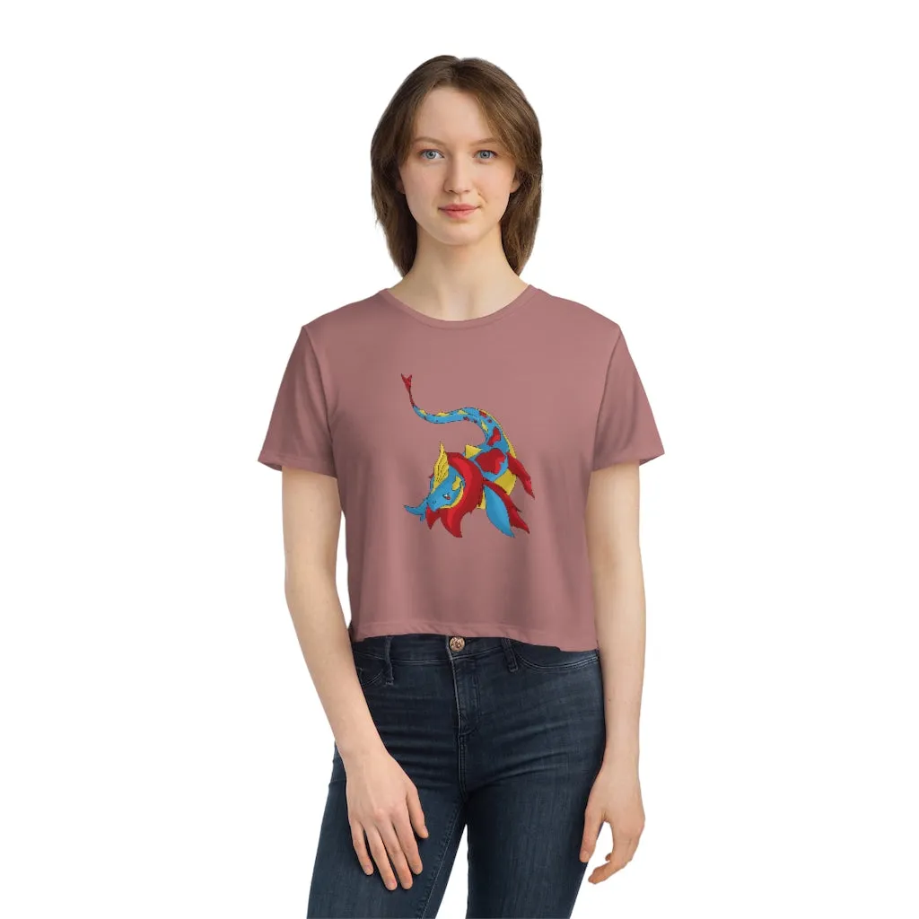 Sphale Women's Flowy Cropped Tee