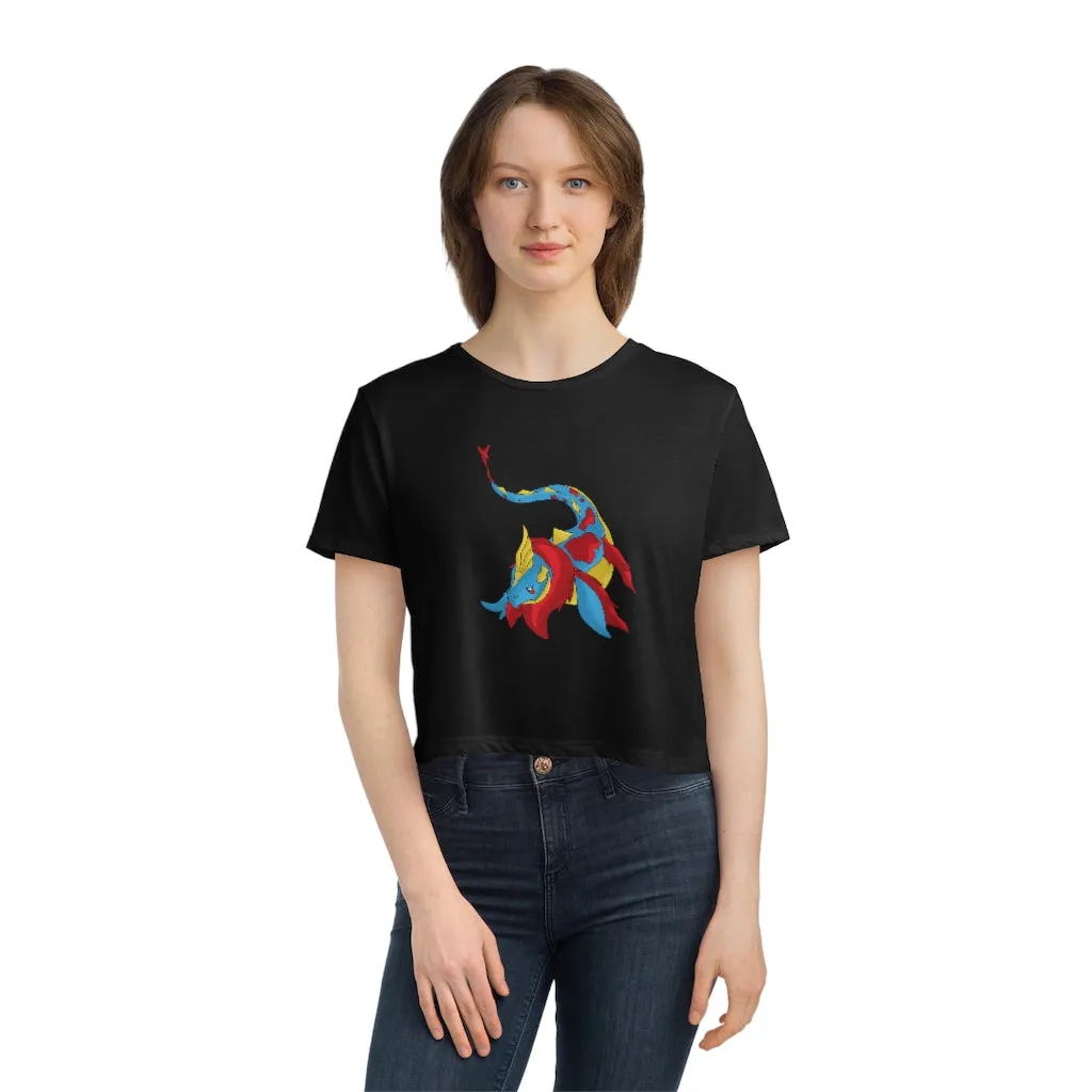 Sphale Women's Flowy Cropped Tee