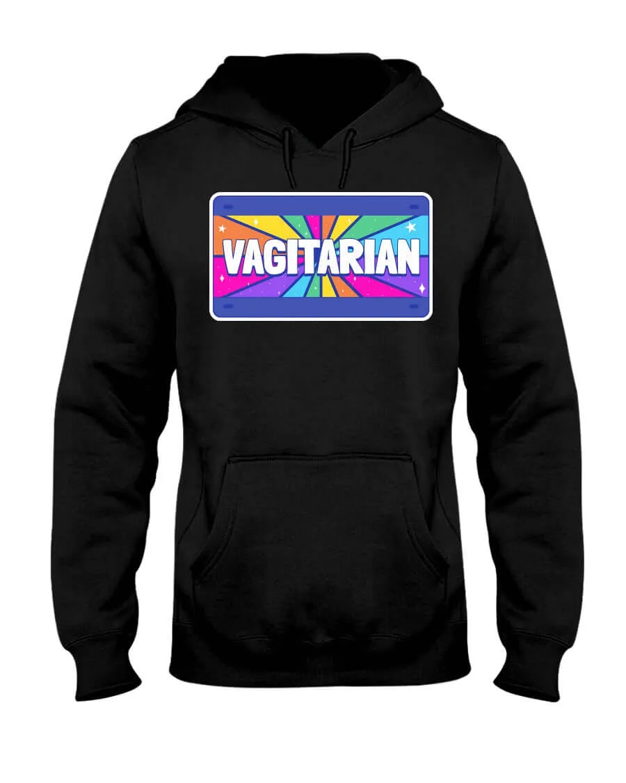 Vagitarian | LGBT  Merch | Unisex Lesbian Pride Hoodie