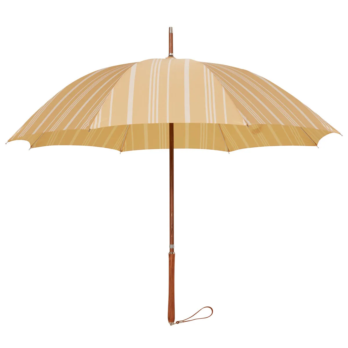 Vintage Yellow Stripe Rain Umbrella